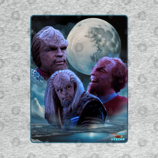 Three Worf Mon by RetroRocketDesign